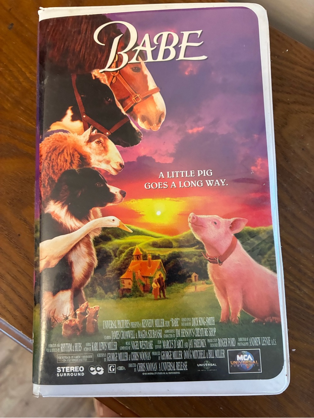 Babe (Pink) Classic Family Movie VHS